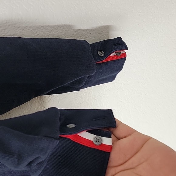 Thom Browne men's stripe hoodie cettire navy blue size 3 - Picture 10 of 15